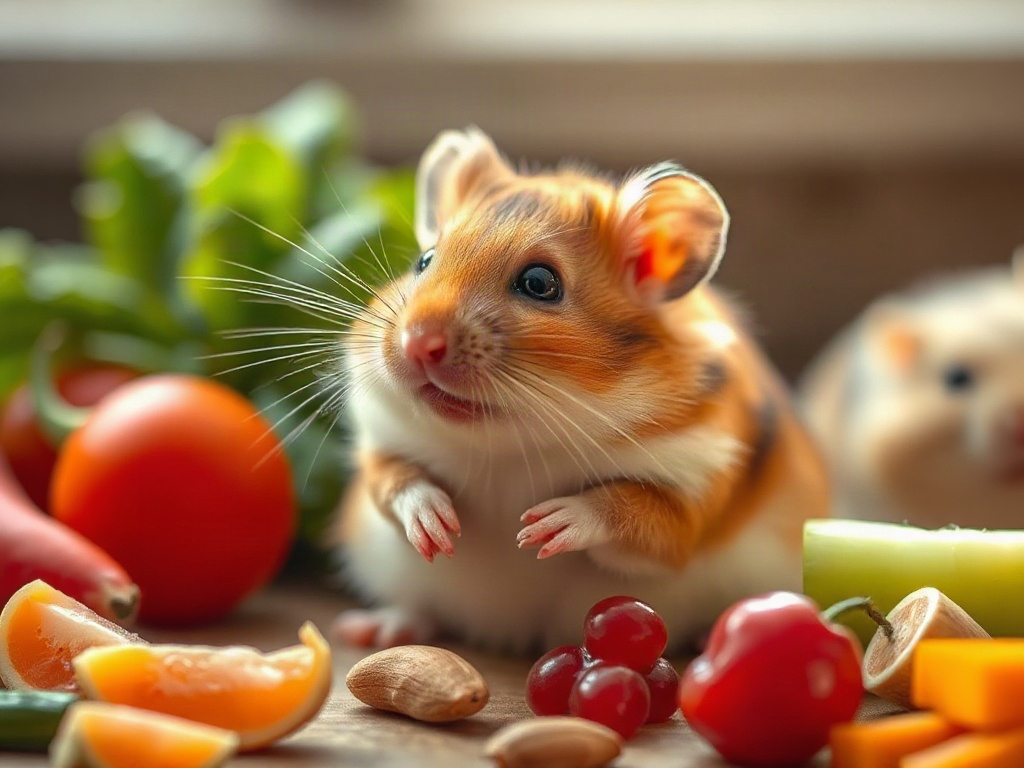 Quels légumes et aliments frais peut manger un hamster ?