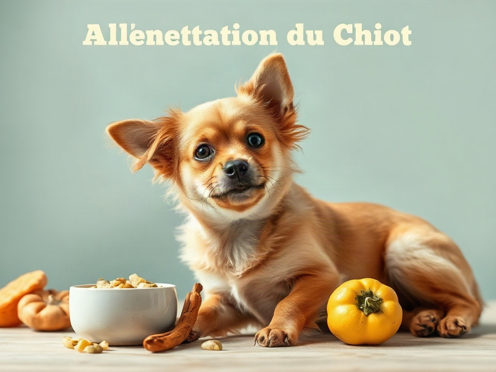 Calendrier pratique de l’alimentation du chiot