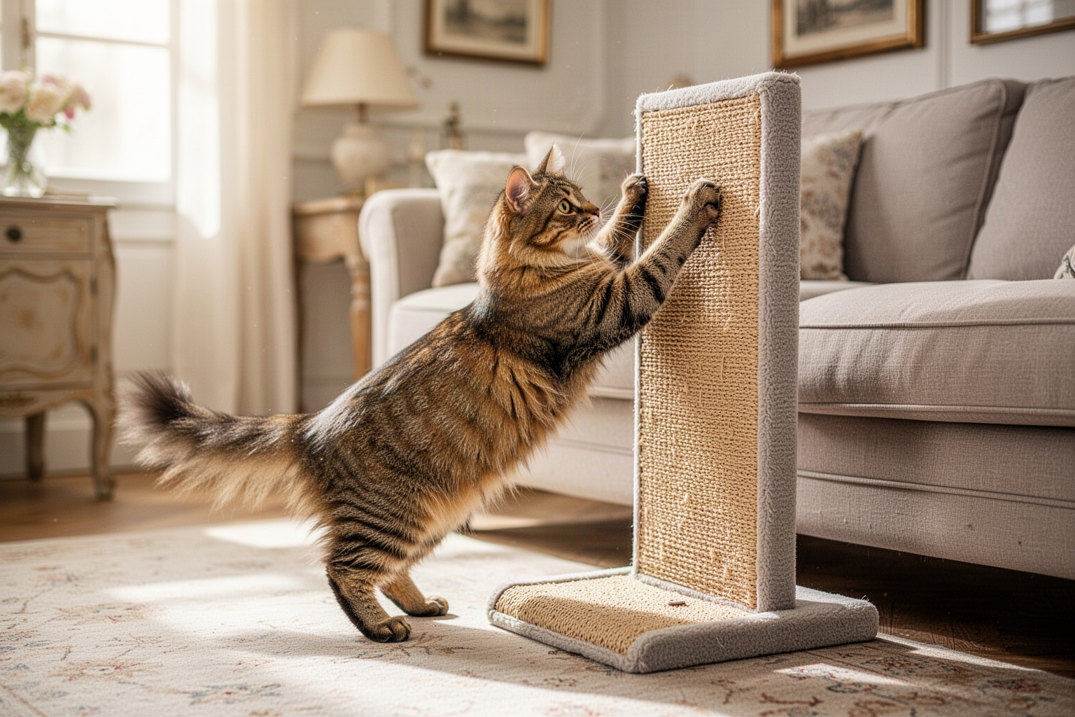Comment habituer votre chat à son nouveau griffoir ?