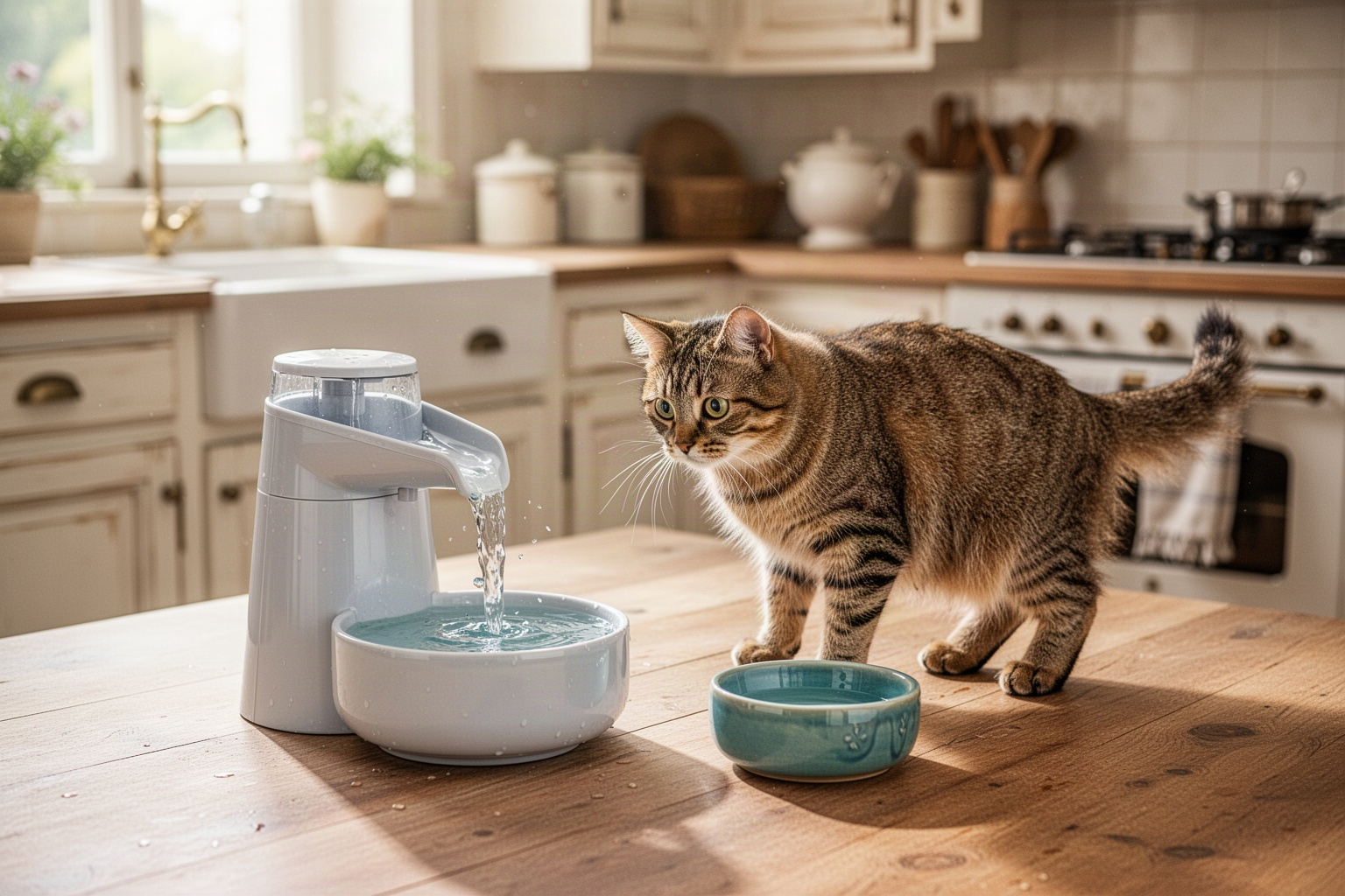 Comment habituer un chat à sa nouvelle fontaine ?