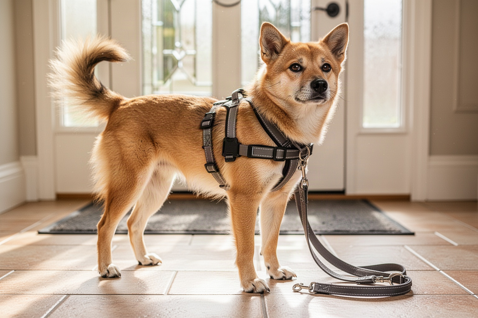 Comment régler et essayer le harnais anti-traction pour chien ?