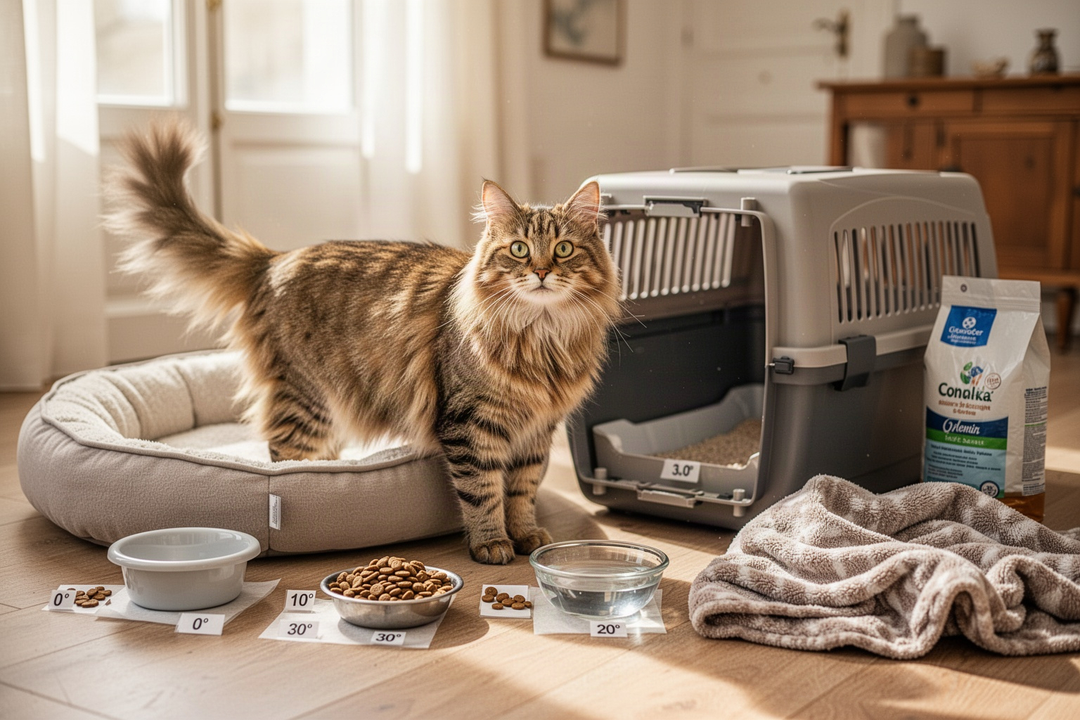 Comment préparer votre chat et la personne qui le gardera ?