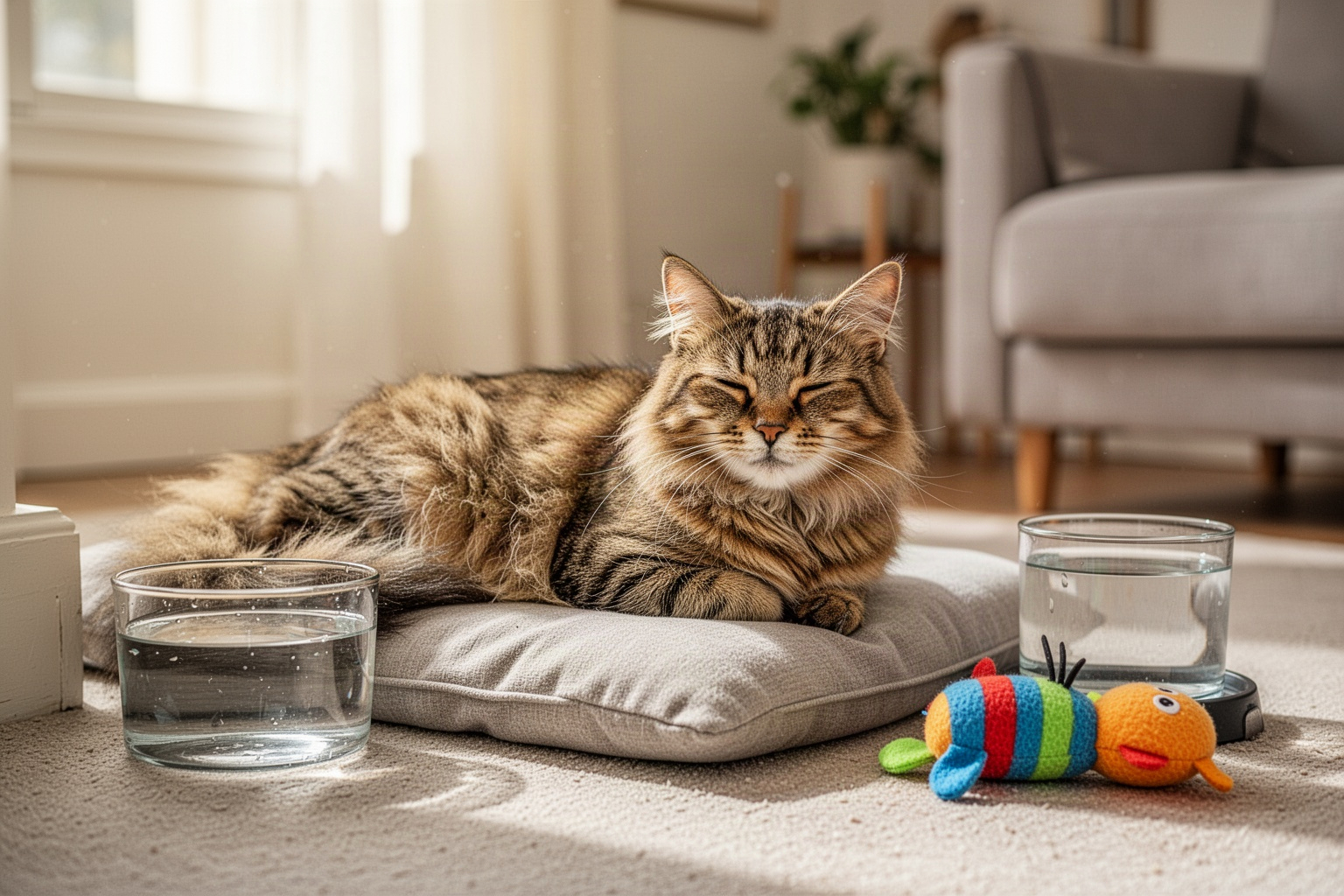 Comment réagir quand votre chat ronronne&nbsp;?