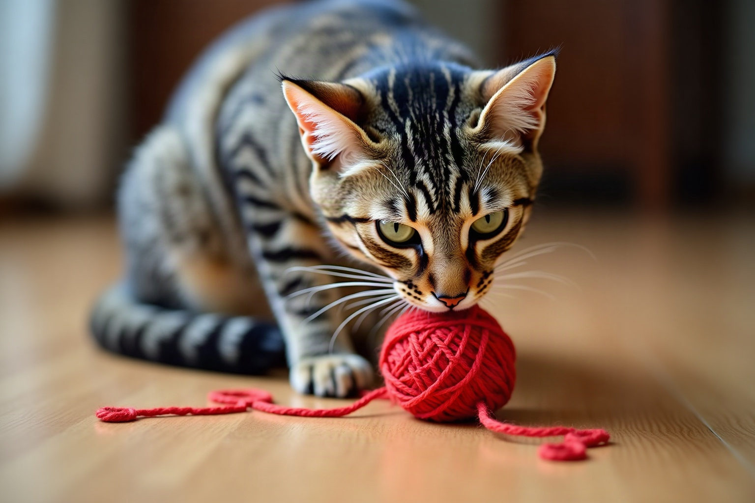 Chat a avalé un fil : que faire ?