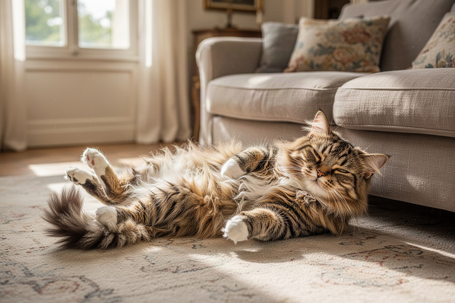 10 signes que son chat fait confiance