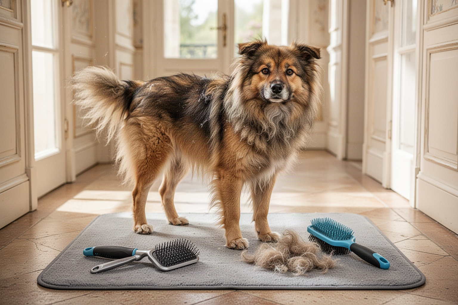 Brosse pour chien qui perd ses poils : bien la choisir