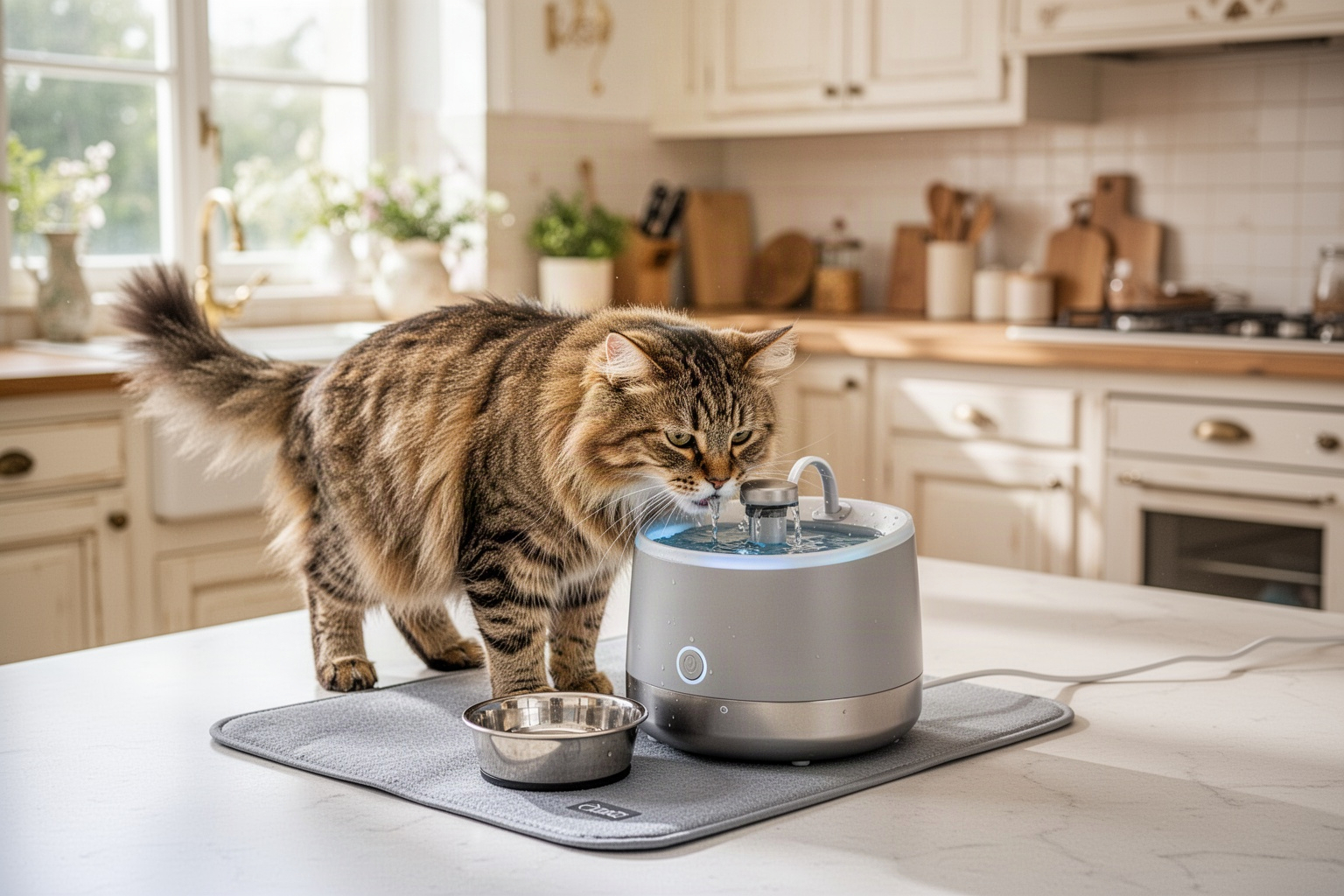 Fontaine à eau pour chat : comment bien la choisir