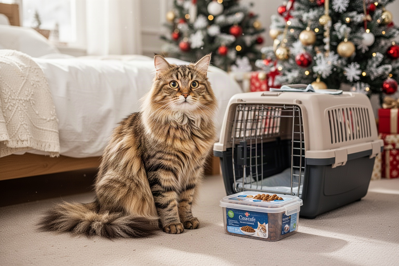 Faire garder son chat pendant les vacances de Noël