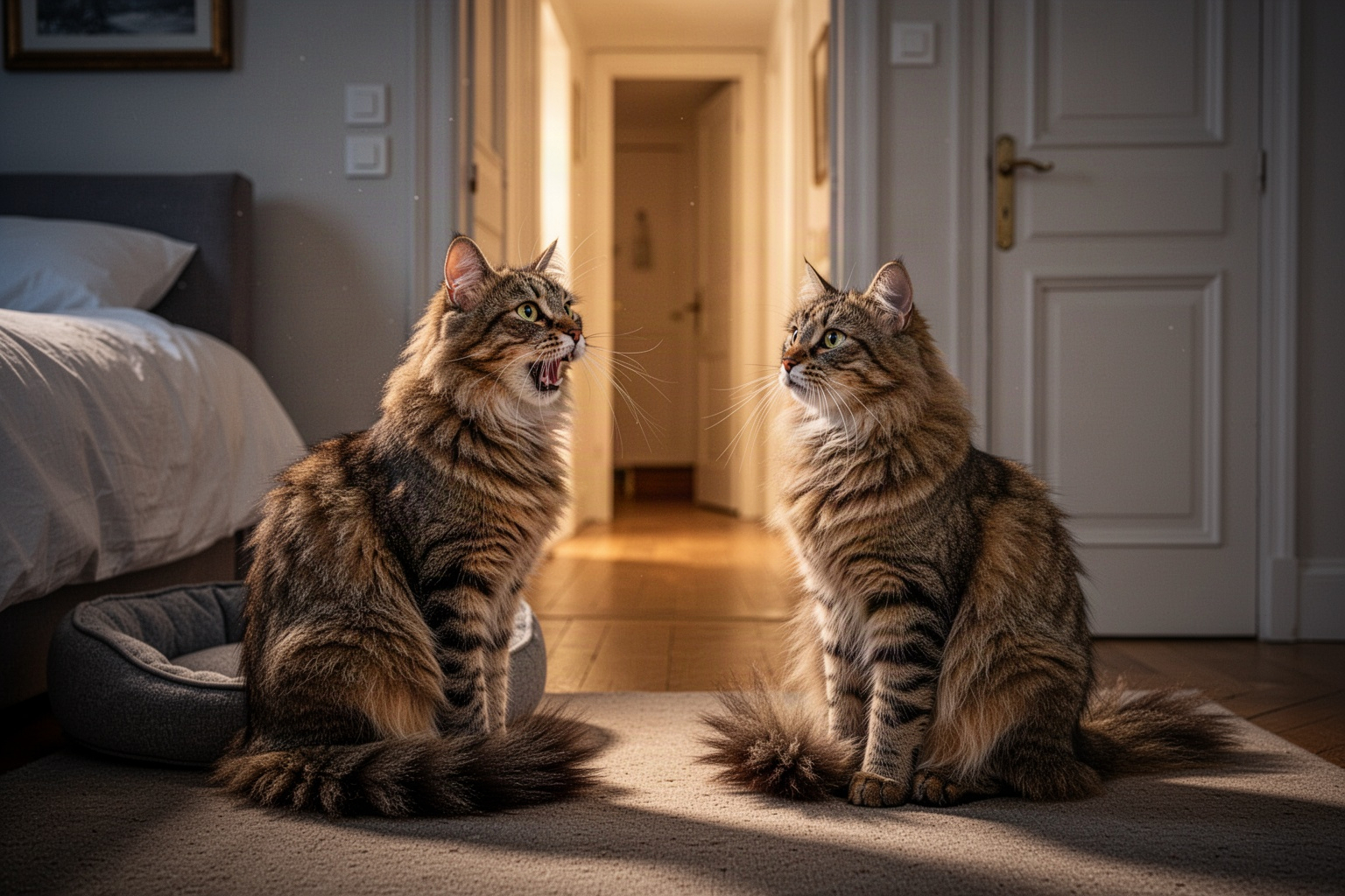 Chat miaule la nuit : causes et solutions efficaces